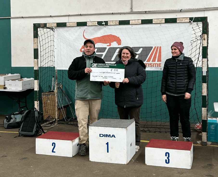 Remise du chèque au Lab